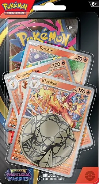 POKEMON TCG - PHANTASMAL FLAMES PREMIUM CHECKLANE BLISTER (BLAZIKEN)